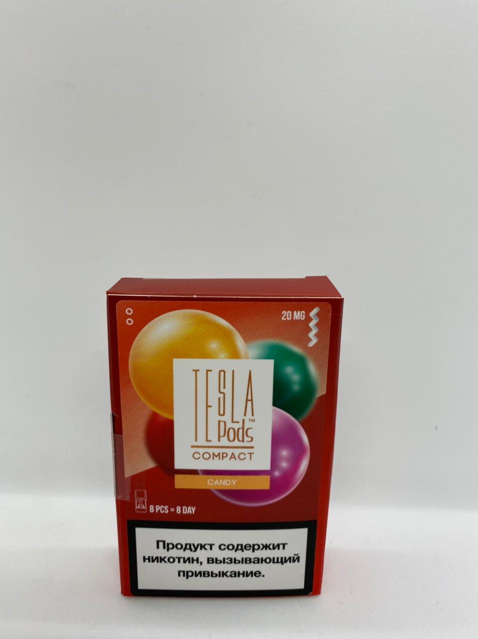 Набор TESLA pods Картридж Candy 2% (8 картриджей) compact для Logic